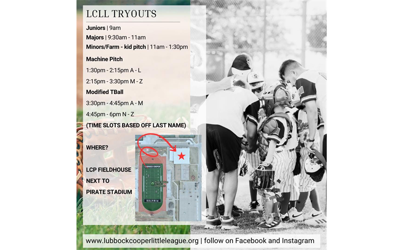 Tryout Information